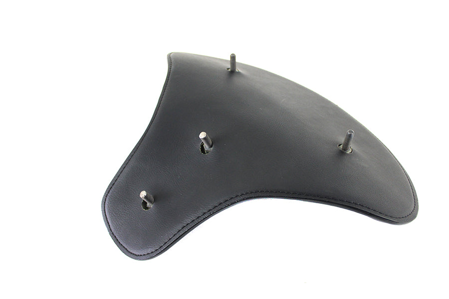 Black Leather Solo Seat