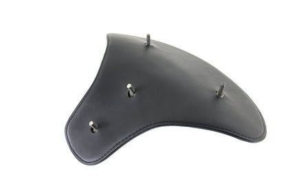 Black Leather Solo Seat
