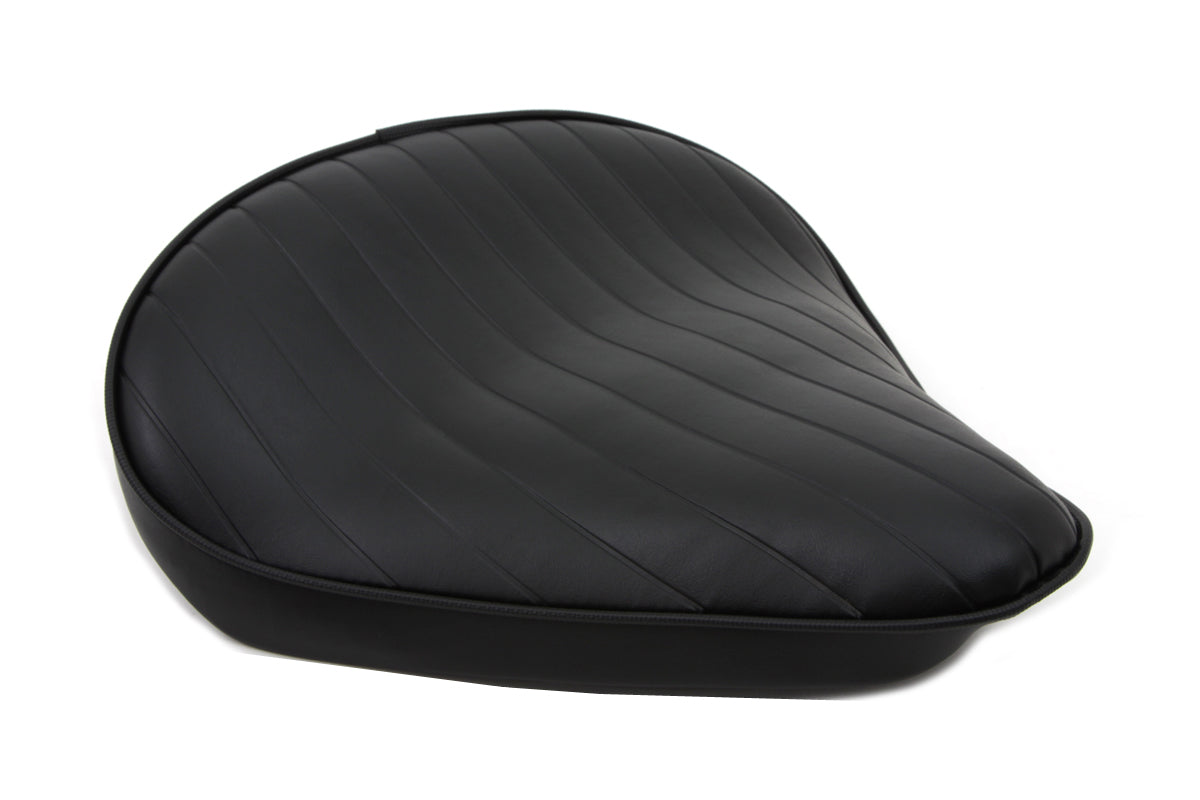 Black Tuck and Roll Solo Seat Large