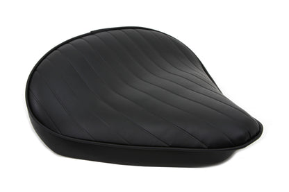 Black Tuck and Roll Solo Seat Large
