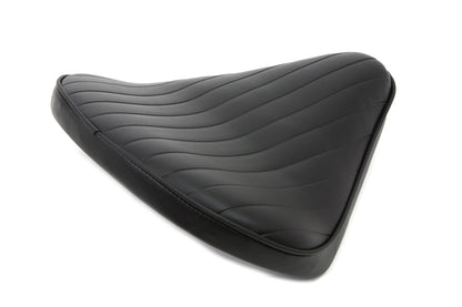 Black Tuck and Roll Solo Seat Large