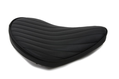 Black Tuck and Roll Solo Seat Small
