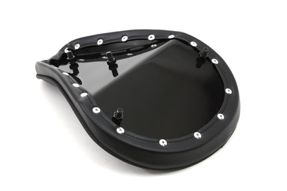 Black Tuck and Roll Solo Seat Small