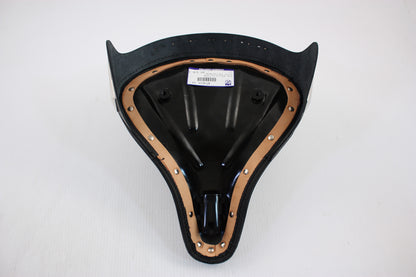 Black Leather Metro Police Solo Seat