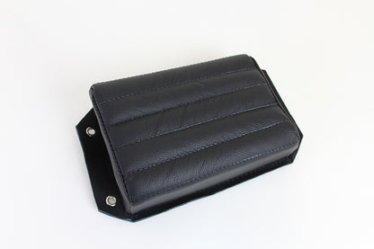 Bates Black Leather Pillion Pad