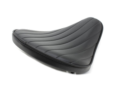 Black Tuck and Roll Solo Seat Small