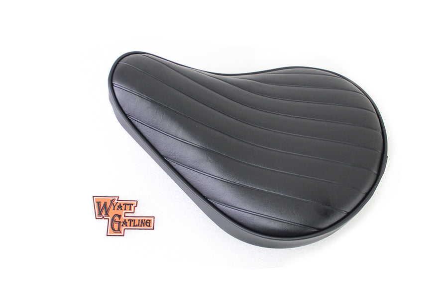 Black Tuck and Roll Solo Seat Small