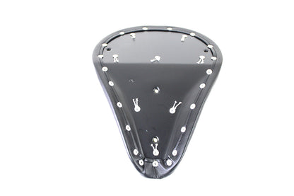 Black Vinyl Solo Seat with Buttons