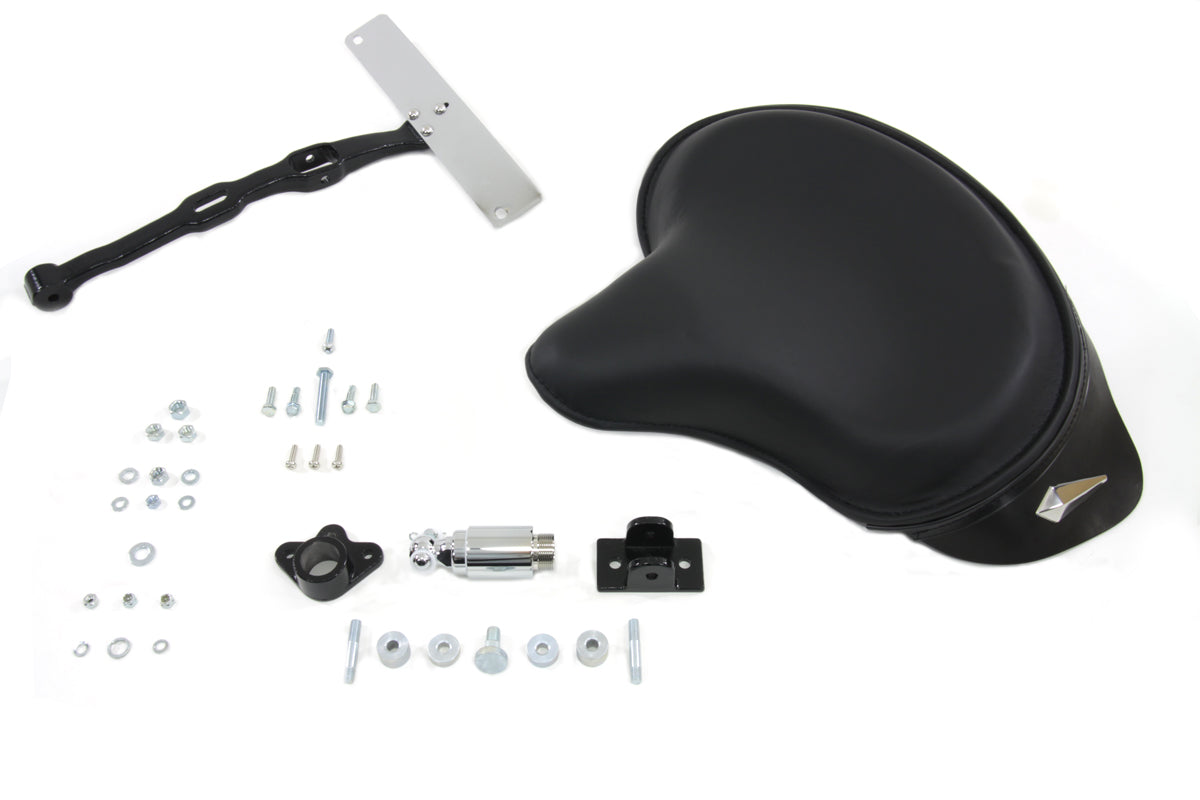 Black Police Solo Seat Kit