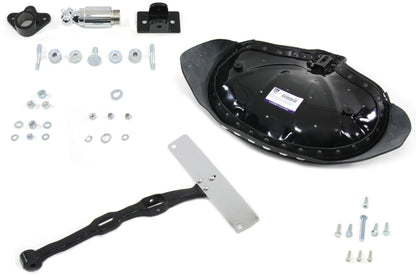 Black Police Solo Seat Kit