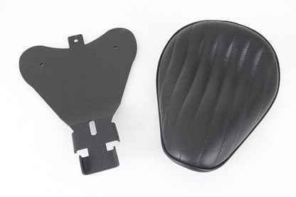 Bates Solid Mount Solo Seat Black Leather