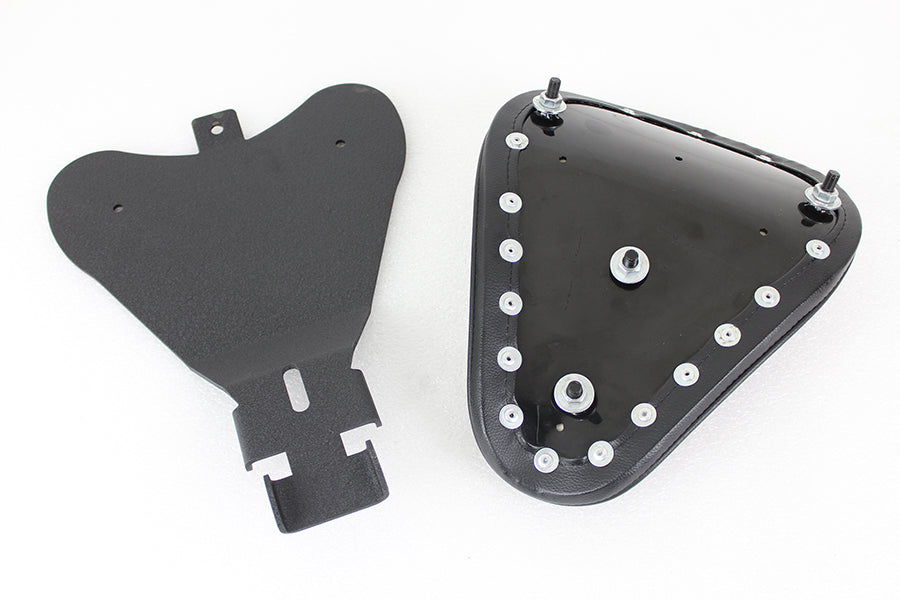 Bates Solid Mount Solo Seat Black Leather