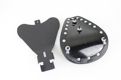 Bates Solid Mount Solo Seat Black Leather