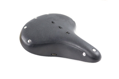Double Steel Saddle Solo Seat Black