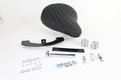 Black Leather Solo Seat Kit