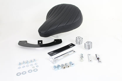 Black Leather Solo Seat Kit