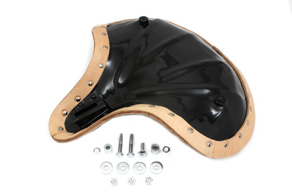 Natural Leather Early Knucklehead Solo Seat Pan