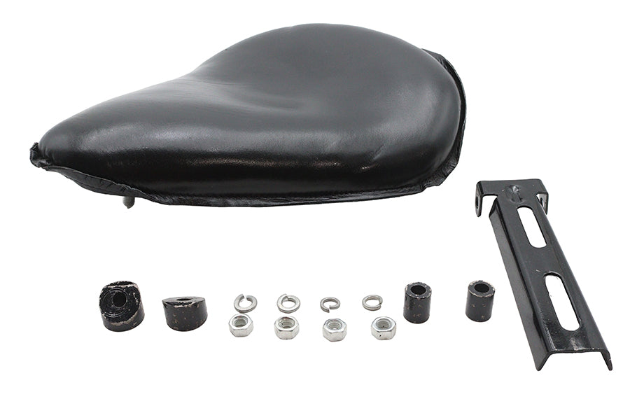 Ultima Leather Saddle High Noon Solo Seat Black