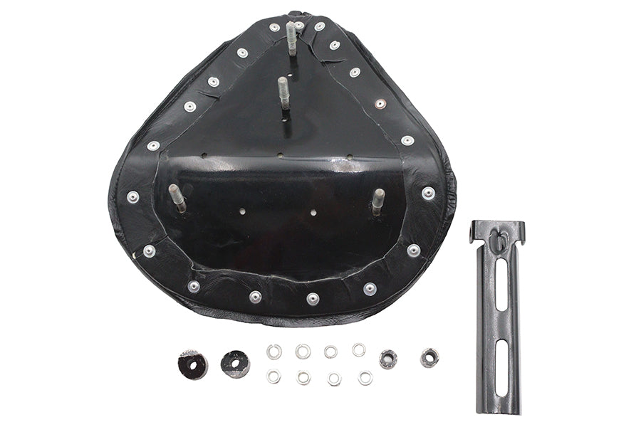 Ultima Leather Saddle High Noon Solo Seat Black