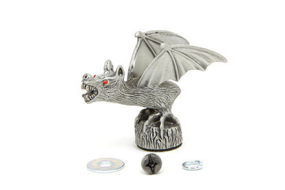 Bat Front Fender Tip Ornament Chrome
