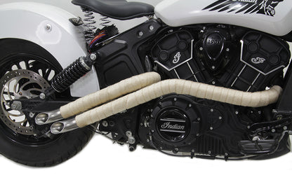 Light Brown Fiberglass Exhaust Wrap
