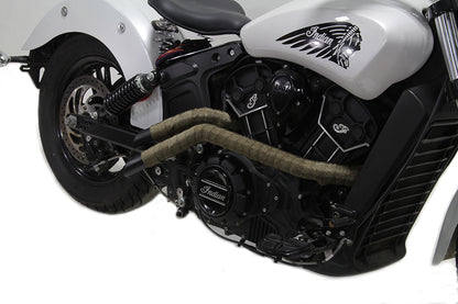 Copper Fiberglass Exhaust Wrap