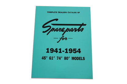 1947-1957 UL-FL SV Knucklehead Spare Parts Book