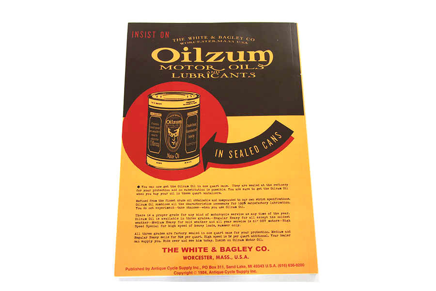 1930-1940 Big Twin Spare Parts Book