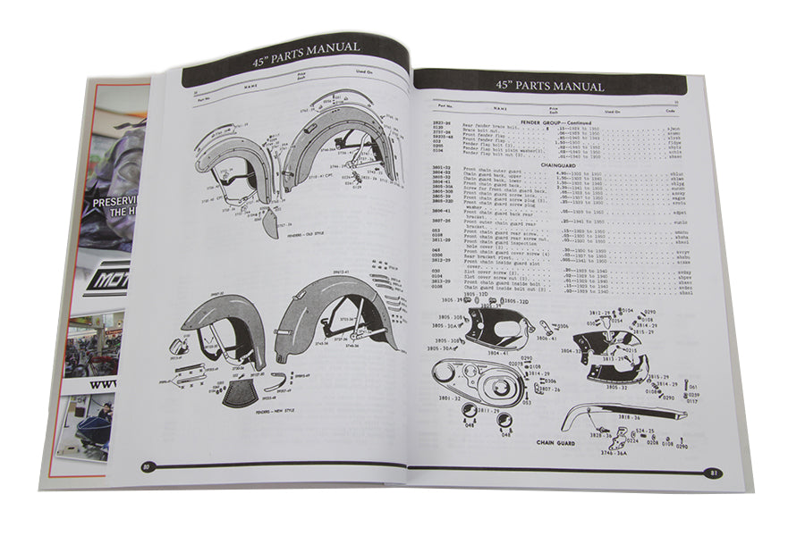 45 W-WL-WR-G Parts Manual