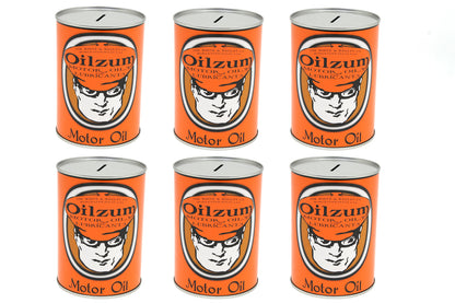 Oilzum Oil Can Coin Bank Set