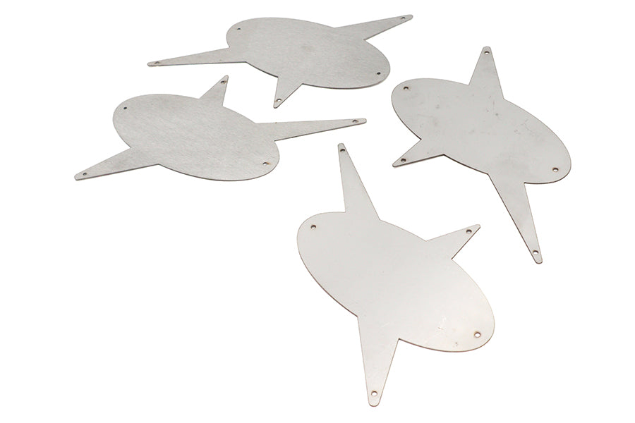 Stainless Steel Saddlebag Trim Set