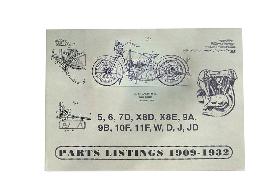 Parts Book for 1909-1932 V-Twins