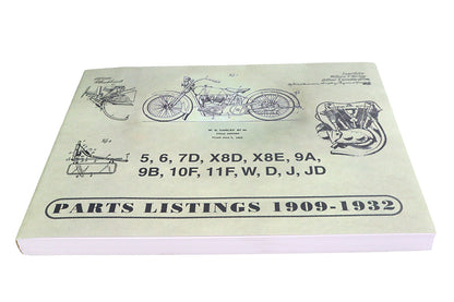 Parts Book for 1909-1932 V-Twins