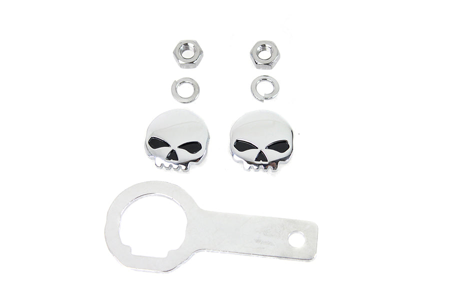 Skull License Plate Bolt Kit