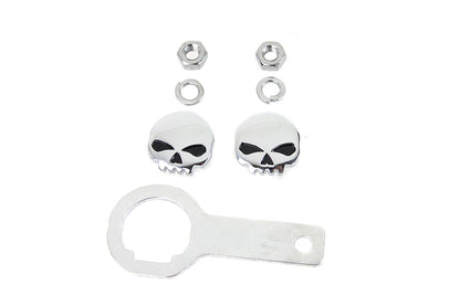 Skull License Plate Bolt Kit