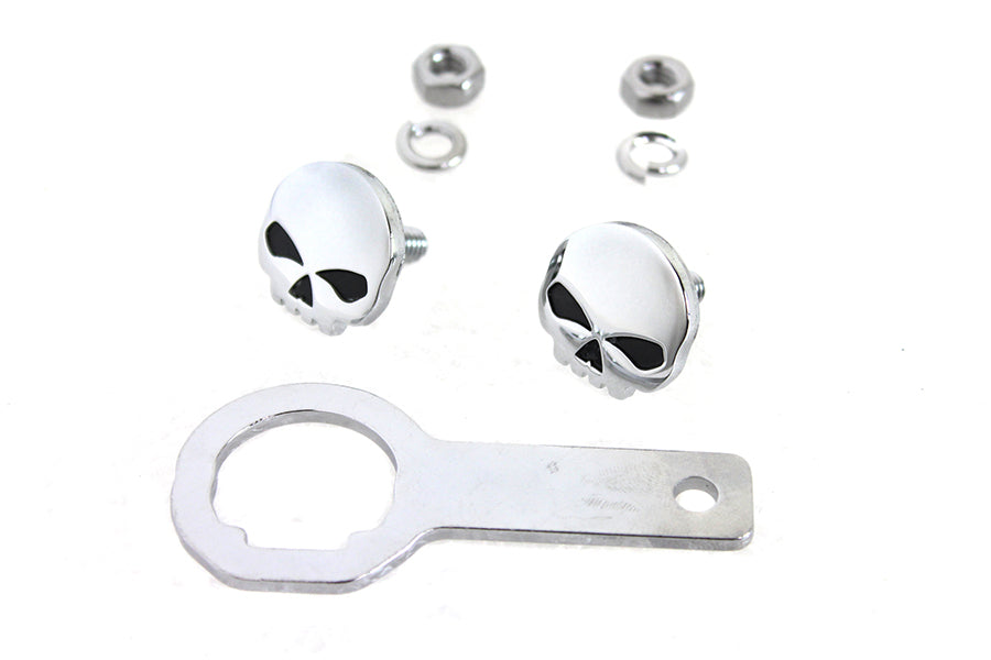 Skull License Plate Bolt Kit
