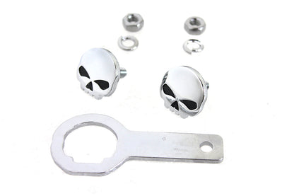 Skull License Plate Bolt Kit