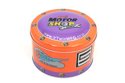 V-Twin Motor Shop Ready Round Can Set