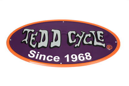 Tedd Cycle Metal Sign