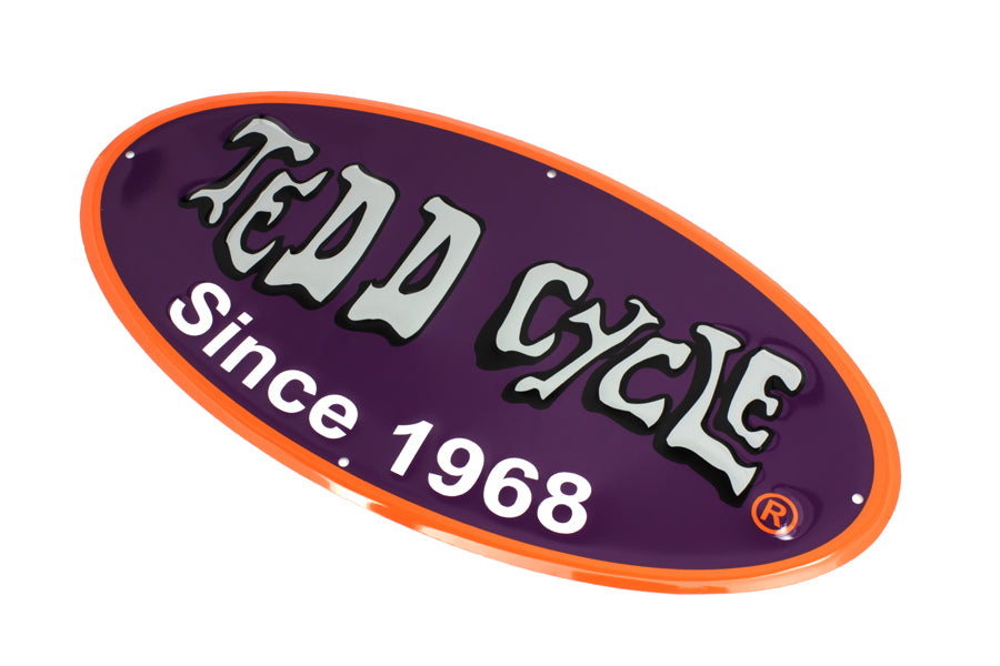 Tedd Cycle Metal Sign