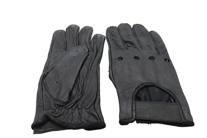 Black Summer Riding Gloves Medium