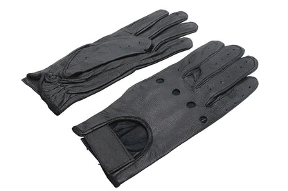 Black Summer Riding Gloves Medium
