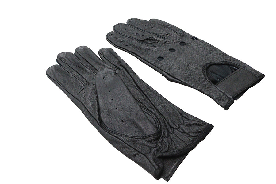 Black Summer Riding Gloves Medium