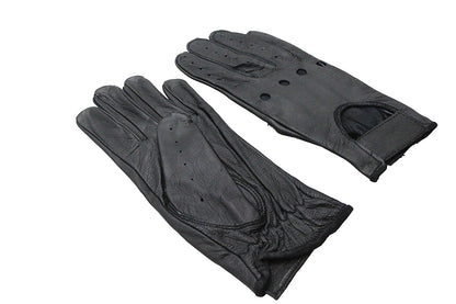 Black Summer Riding Gloves Medium