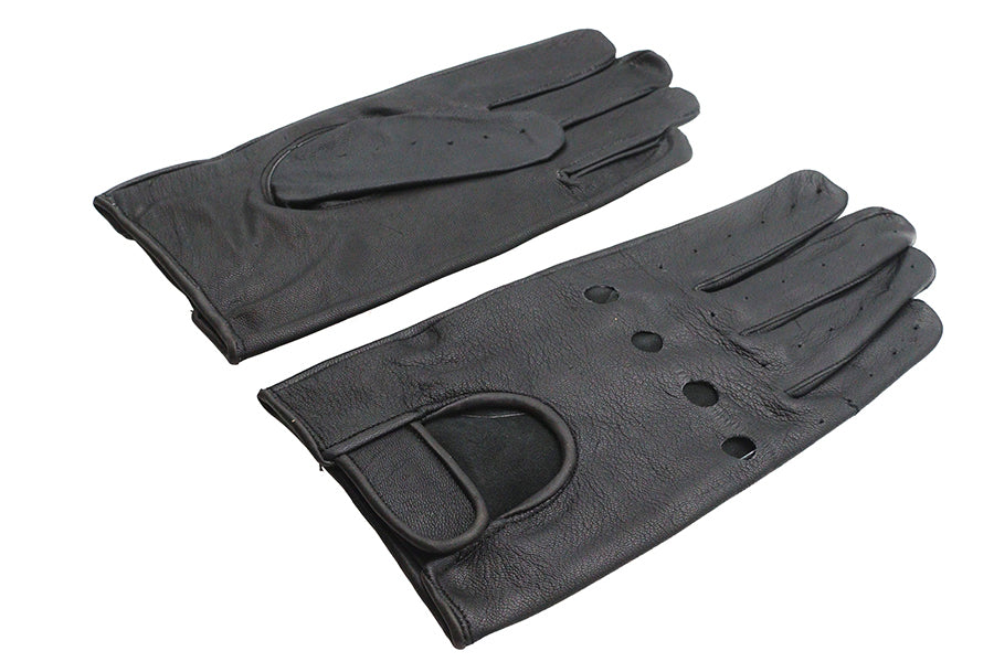 Black Summer Riding Gloves XXL