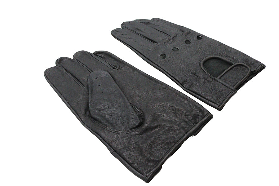 Black Summer Riding Gloves XXL