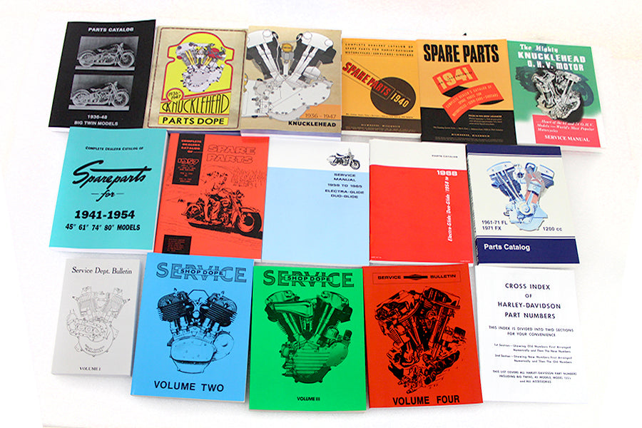 Big Twin Part & Service Manual Library Set