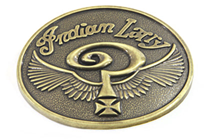 Indian Larry Oval Belt Buckle
