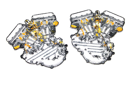 Panhead Motor Patch Set
