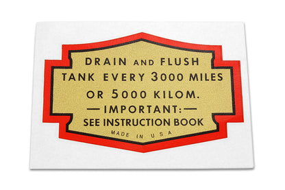 Oil Tank Decal